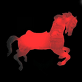 Light Up Prancing Horse Furniture